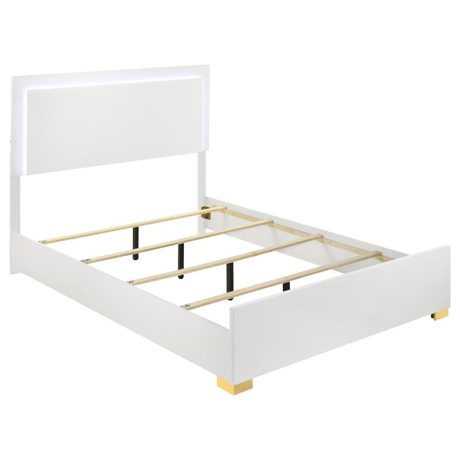 Marceline 4-piece Eastern King Bedroom Set White - 222931KE-S4