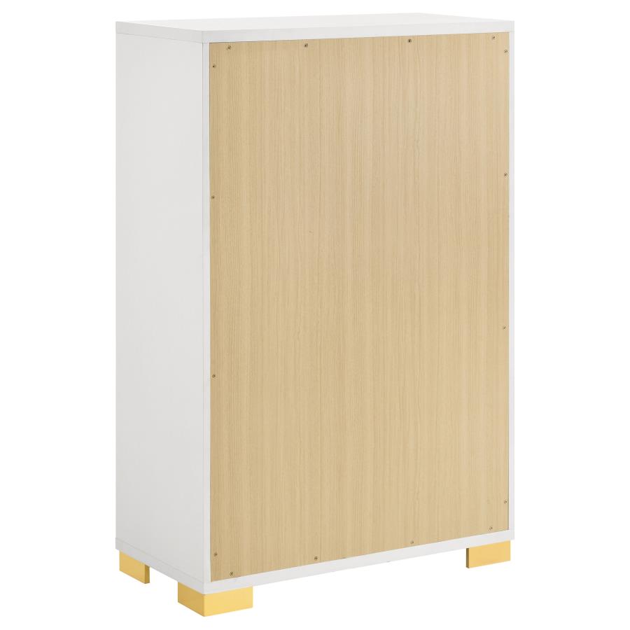 Marceline 5-piece Twin Bedroom Set White - 222931T-S5