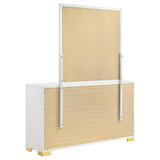 Marceline 6-drawer Dresser with Mirror White - 222933M