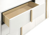 Marceline 6-drawer Dresser with Mirror White - 222933M