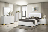 Marceline 6-drawer Dresser with Mirror White - 222933M