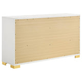 Marceline 6-drawer Dresser White - 222933