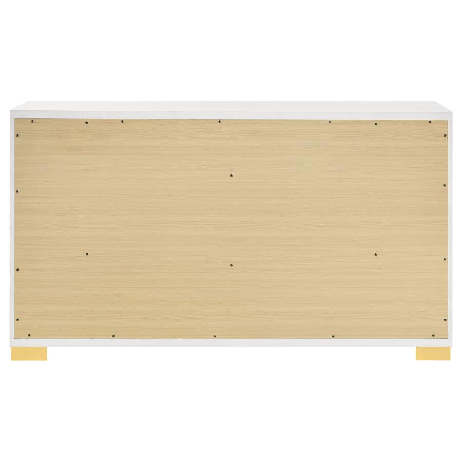 Marceline 6-drawer Dresser White - 222933