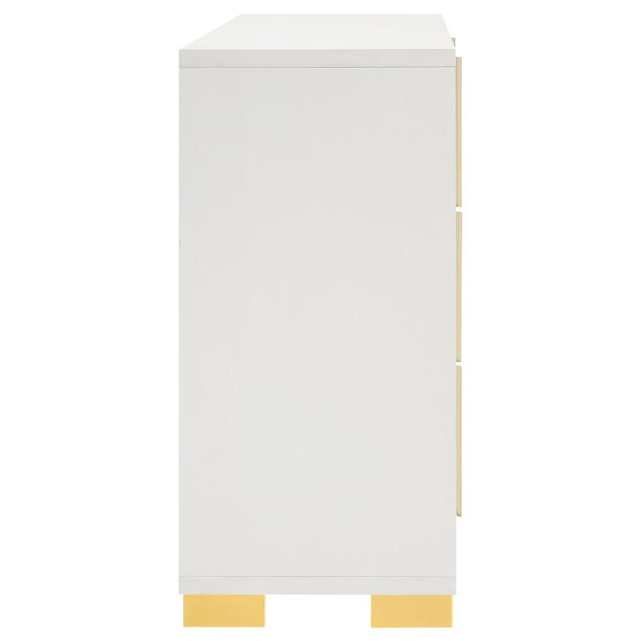 Marceline 6-drawer Dresser White - 222933