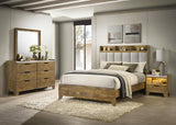 Henderson 4-piece Eastern King Bedroom Set Medium Oak - 222971KE-S4