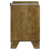 Henderson 1-drawer LED Nightstand Bedside Table Medium Oak - 222972