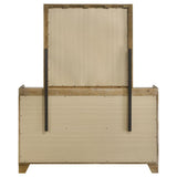 Henderson 6-drawer Bedroom Dresser with Mirror Medium Oak - 222973M
