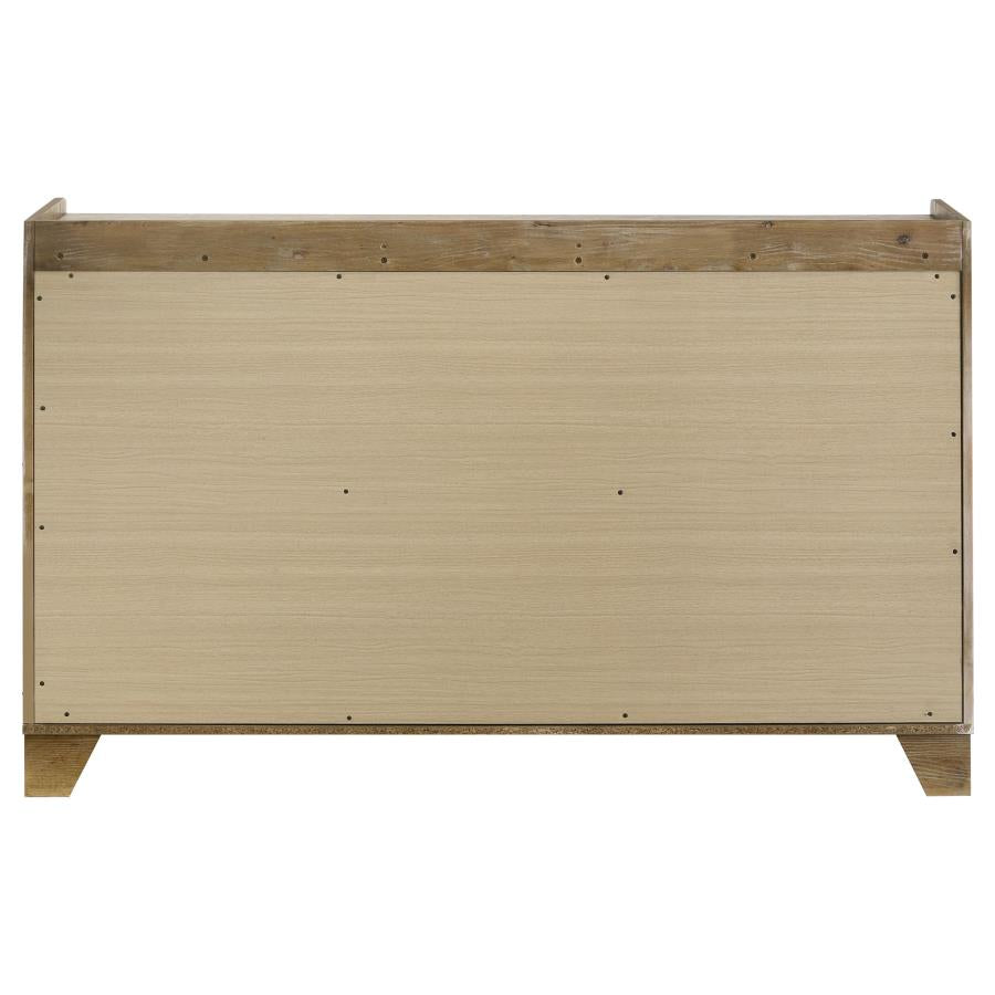 Henderson 6-drawer Bedroom Dresser Cabinet Medium Oak - 222973