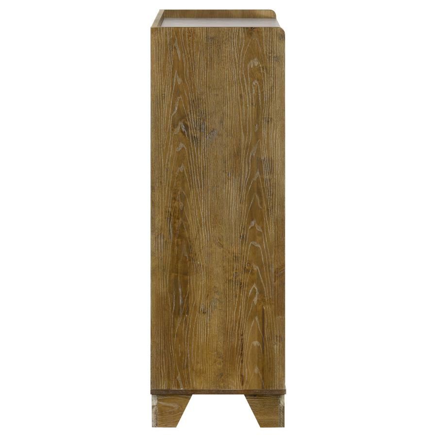 Henderson 5-drawer Bedroom Chest of Drawers Medium Oak - 222975