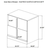 Ines 5-piece Eastern King Bedroom Set Grey and White High Gloss - 223091GRYKE-S5