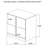 Ines 5-piece Queen Bedroom Set Grey and White High Gloss - 223091GRYQ-S5
