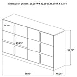 Ines 5-piece Queen Bedroom Set Grey and White High Gloss - 223091GRYQ-S5
