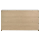 Ines 6-drawer Bedroom Dresser Cabinet White High Gloss - 223093