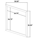 Ines Dresser Mirror White High Gloss - 223094