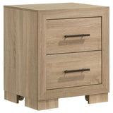 Arielle 5-piece Eastern King Bedroom Set Light Oak - 223111KE-S5