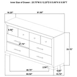 Arielle 5-piece Eastern King Bedroom Set Light Oak - 223111KE-S5