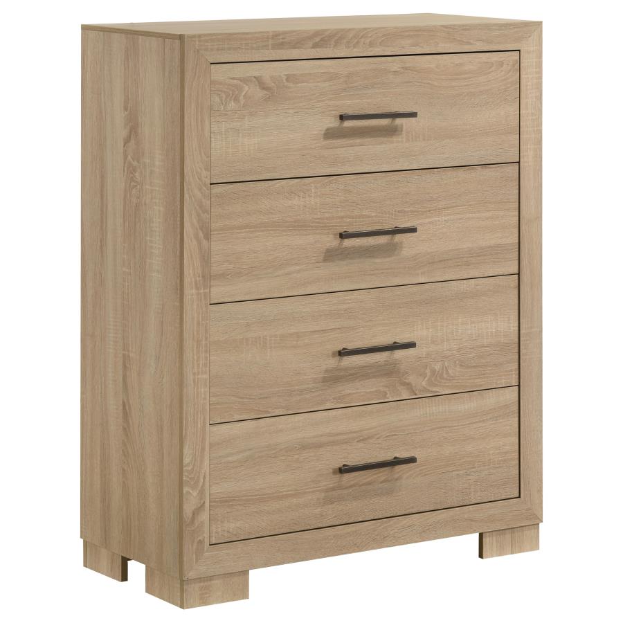 Arielle 5-piece Queen Bedroom Set Light Oak - 223111Q-S5