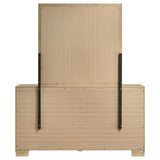 Arielle 6-drawer Bedroom Dresser with Mirror Light Oak - 223113M