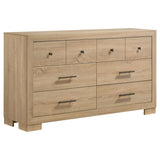 Arielle 6-drawer Bedroom Dresser Cabinet Light Oak - 223113