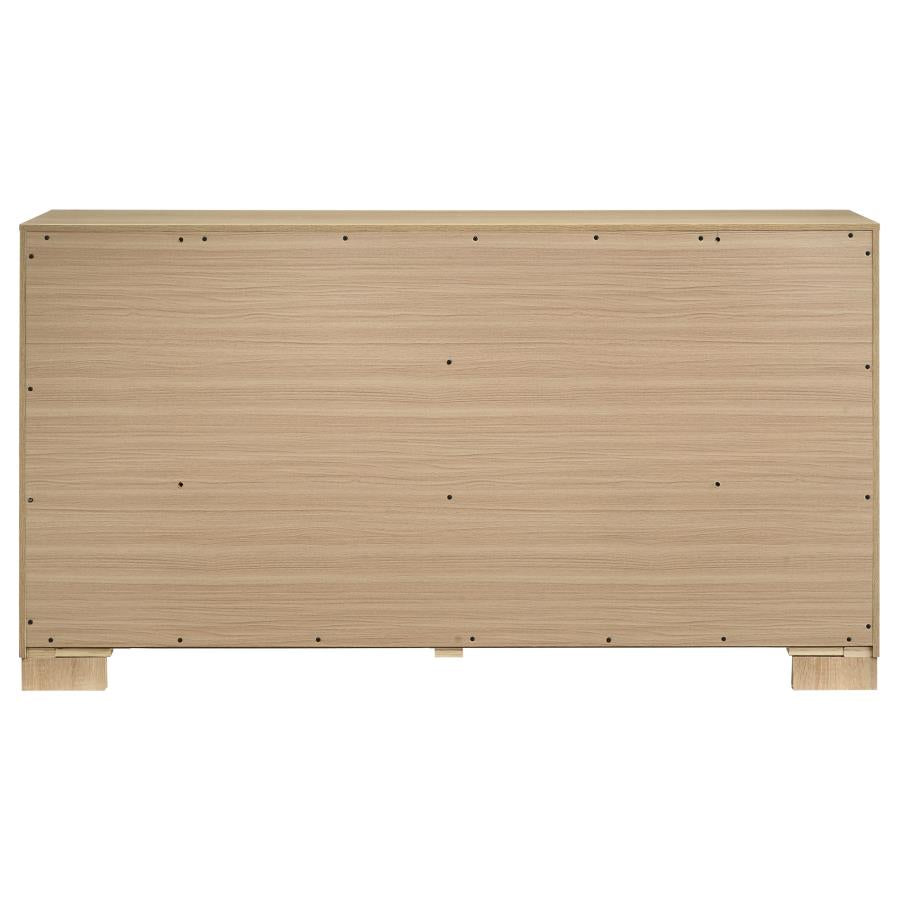 Arielle 6-drawer Bedroom Dresser Cabinet Light Oak - 223113