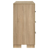 Arielle 6-drawer Bedroom Dresser Cabinet Light Oak - 223113