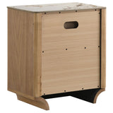 Leanne 4-piece Eastern King Bedroom Set Light Oak - 223131KE-S4