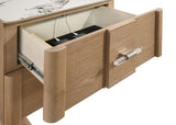 Leanne 4-piece Queen Bedroom Set Light Oak - 223131Q-S4