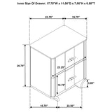 Leanne 4-piece Queen Bedroom Set Light Oak - 223131Q-S4