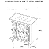 Lorient 5-piece Eastern King Bedroom Set Black - 223161KE-S5
