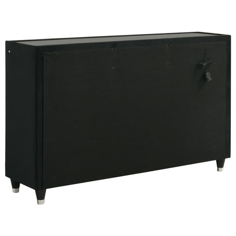 Lorient 4-piece Queen Bedroom Set Black - 223161Q-S4