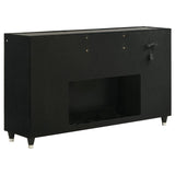 Lorient 5-piece Queen Bedroom Set Black - 223161Q-S5B