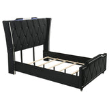 Lorient 5-piece Queen Bedroom Set Black - 223161Q-S5