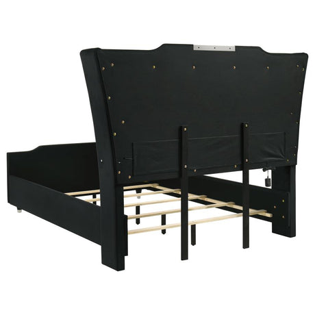 Lorient 5-piece Queen Bedroom Set Black - 223161Q-S5