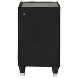 Lorient 2-drawer LED Nightstand with USB Black - 223162