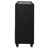 Lorient 8-drawer LED Bedroom Dresser Cabinet Black - 223163