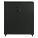 Lorient 5-drawer LED Chest of Drawers Black - 223165