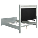 Gunnison 4-piece Queen Bedroom Set Silver Metallic - 223211Q-S4