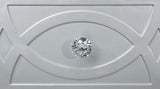 Gunnison 2-drawer Nightstand Silver Metallic - 223212