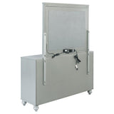 Gunnison 6-drawer Dresser with Mirror Silver Metallic - 223213M