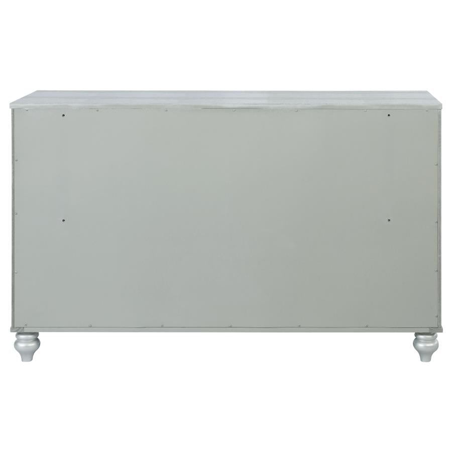 Gunnison 6-drawer Dresser Silver Metallic - 223213