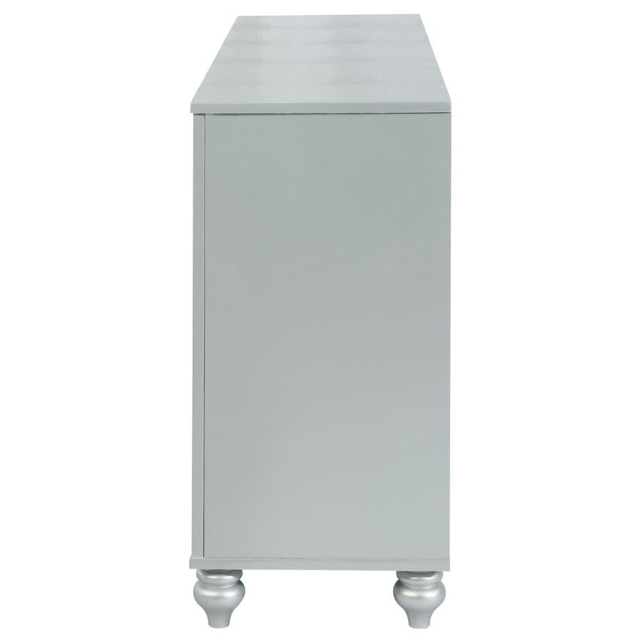 Gunnison 6-drawer Dresser Silver Metallic - 223213