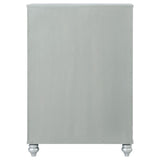 Gunnison 5-drawer Bedroom Chest Silver Metallic - 223215
