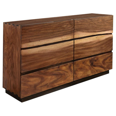 Winslow 4-piece California King Bedroom Set Smokey Walnut - 223250KW-S4