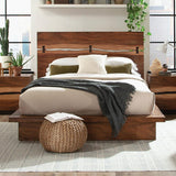 Winslow Wood California King Panel Bed Smokey Walnut - 223250KW