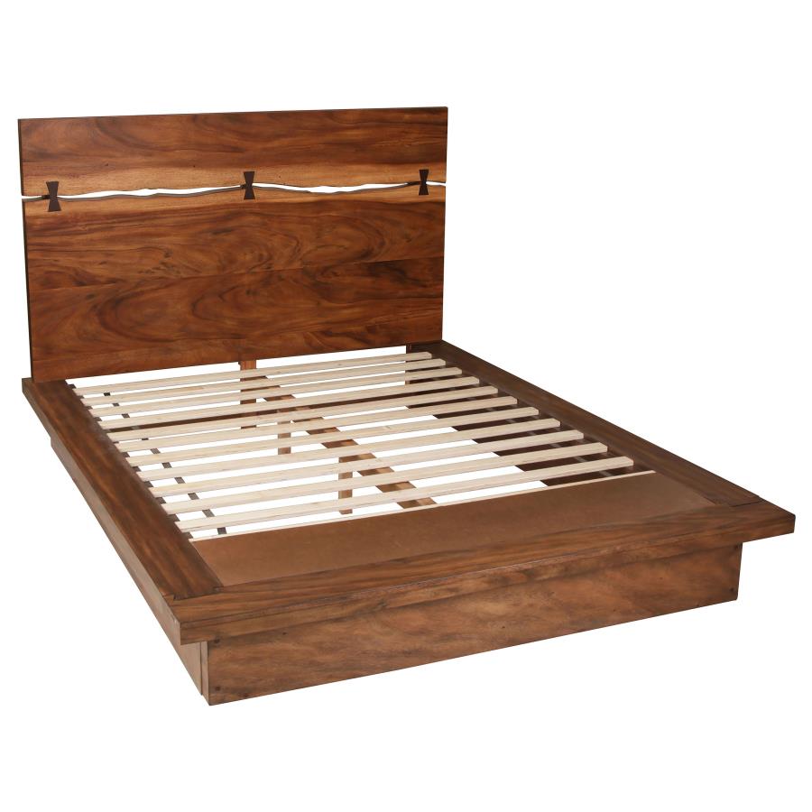 Winslow Wood California King Panel Bed Smokey Walnut - 223250KW