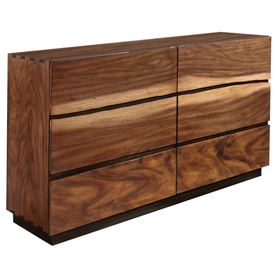 Winslow 4-piece Eastern King Bedroom Set Smokey Walnut - 223250SKE-S4