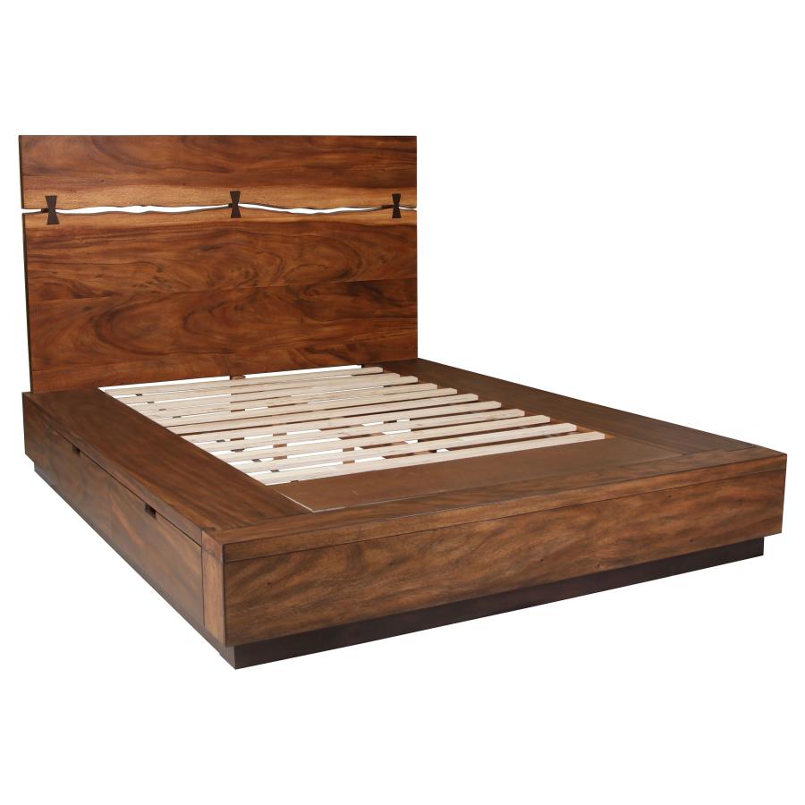Winslow 4-piece Queen Bedroom Set Smokey Walnut - 223250SQ-S4