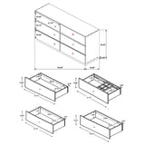 Winslow 5-piece Queen Bedroom Set Smokey Walnut - 223250SQ-S5