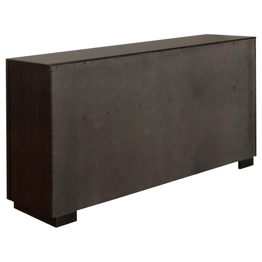 Durango 4-piece Eastern King Bedroom Set Smoked Peppercorn - 223261KE-S4