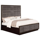Durango 77-inch Eastern King Panel Bed Smoked Peppercorn - 223261KE